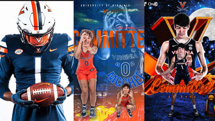 Kamren Robinson Virginia football, Olivia McGhee Virginia women's basketball, Blake Buchanan, Virginia football